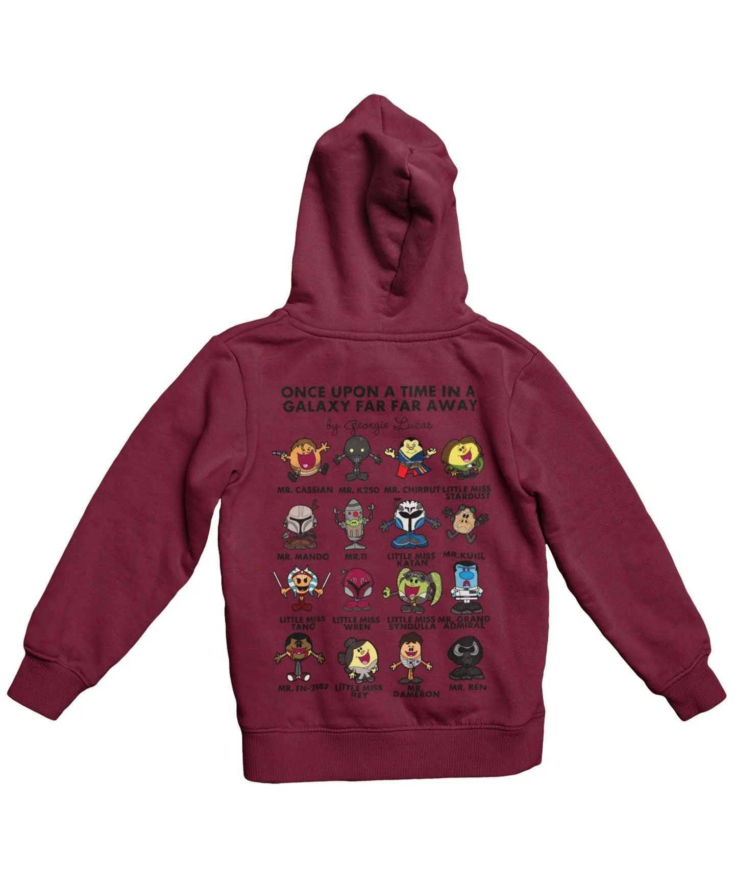 Top Notchy Further Adventures In A Galaxy Far Far Away Back Printed Hoodie sold by 8Ball product image thumbnail 3