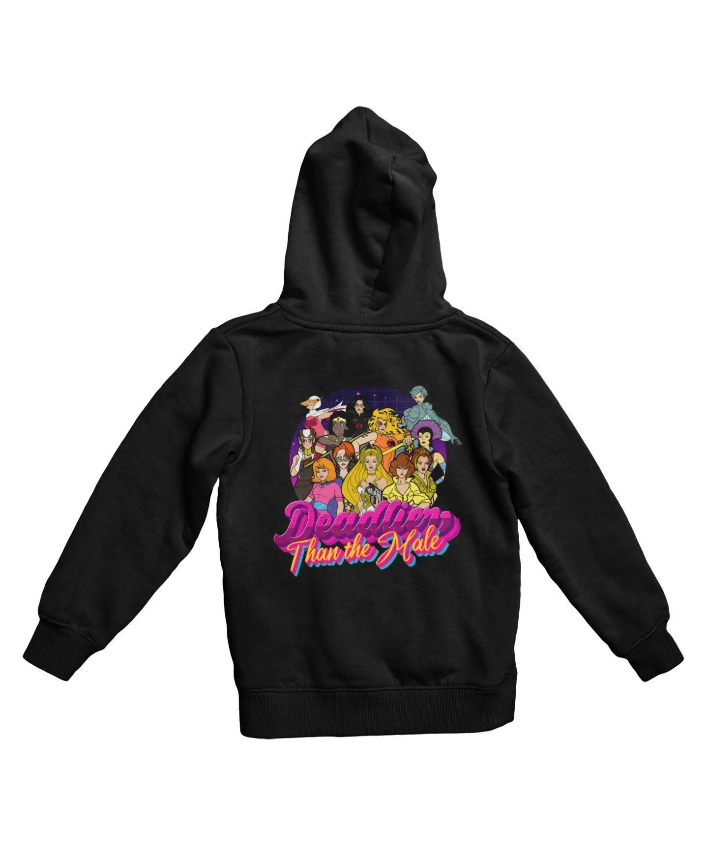 Top Notchy Deadlier Than The Male Back Printed Hoodie sold by 8Ball product image thumbnail 4