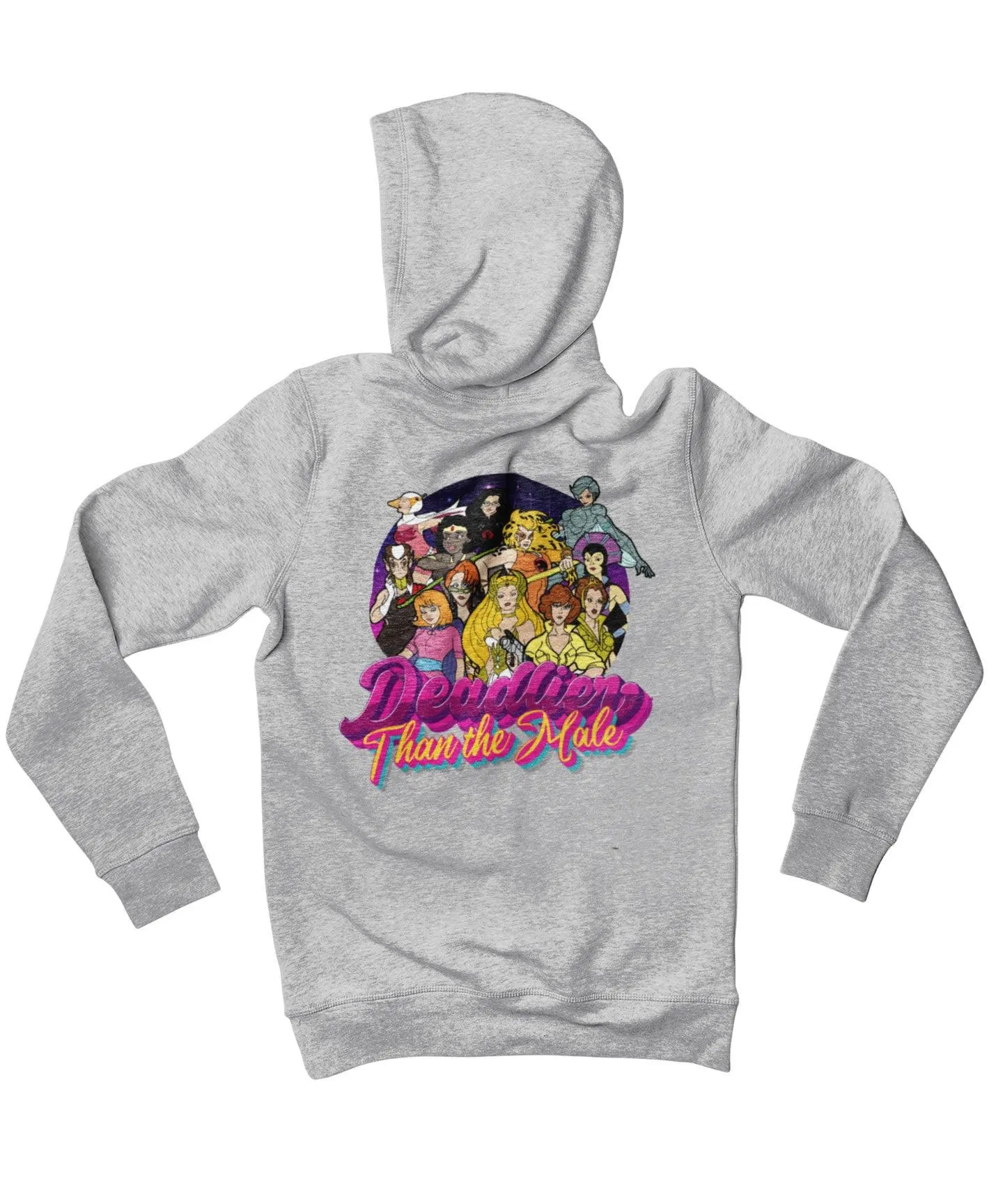 Top Notchy Deadlier Than The Male Back Printed Hoodie sold by 8Ball product image thumbnail 3