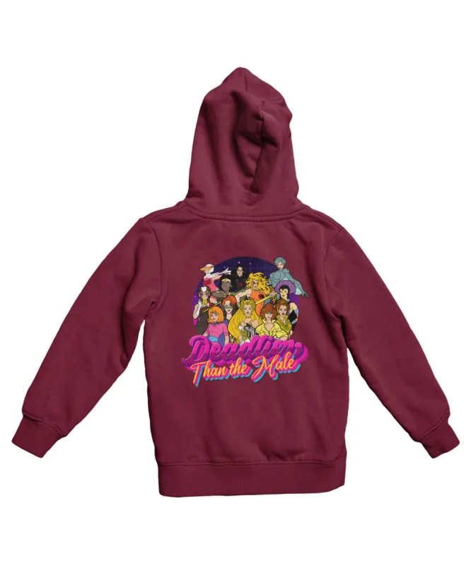 Top Notchy Deadlier Than The Male Back Printed Hoodie sold by 8Ball