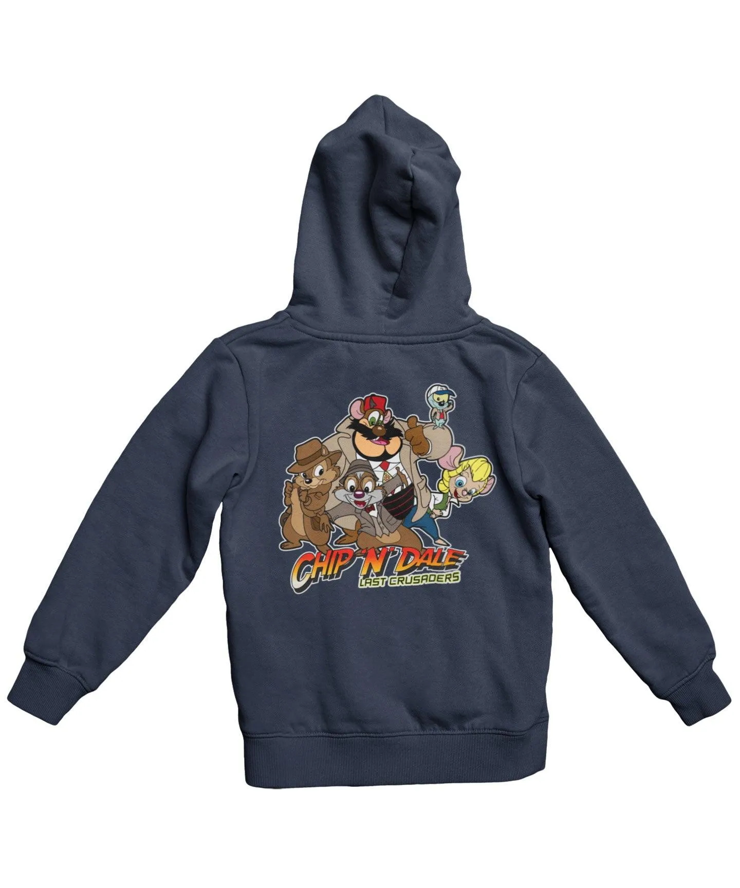 Top Notchy Chip N Dale Last Crusaders Back Printed Hoodie sold by 8Ball product image thumbnail 3