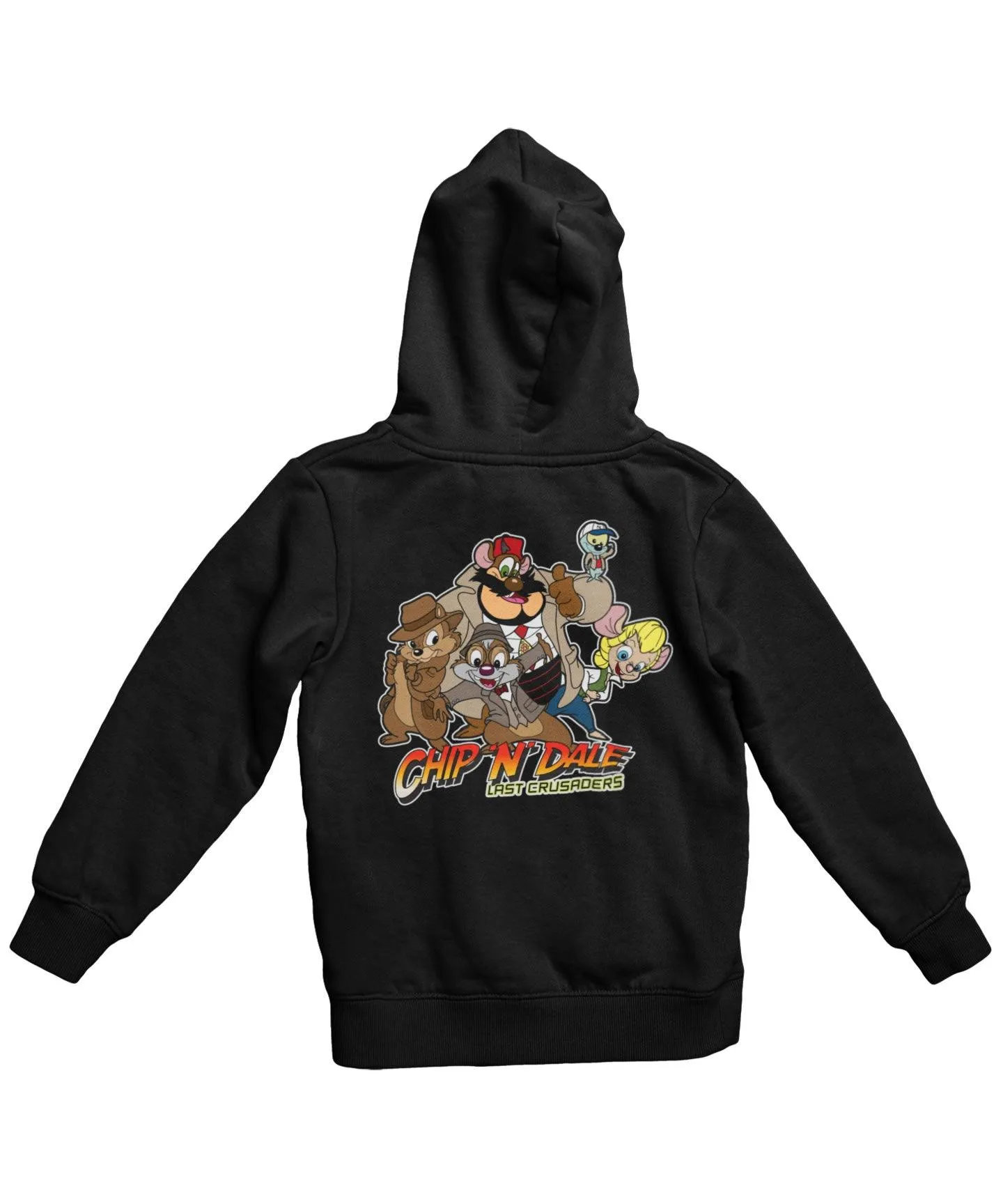 Top Notchy Chip N Dale Last Crusaders Back Printed Hoodie sold by 8Ball