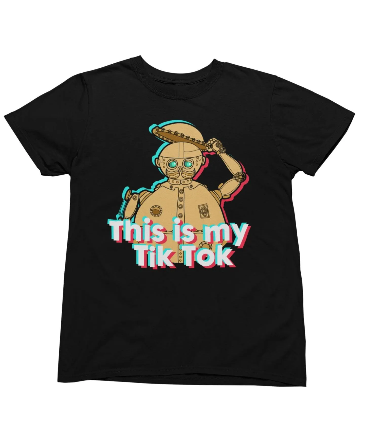 Top Notchy This Is My Tik Tok T-Shirt sold by 8Ball product image thumbnail 4