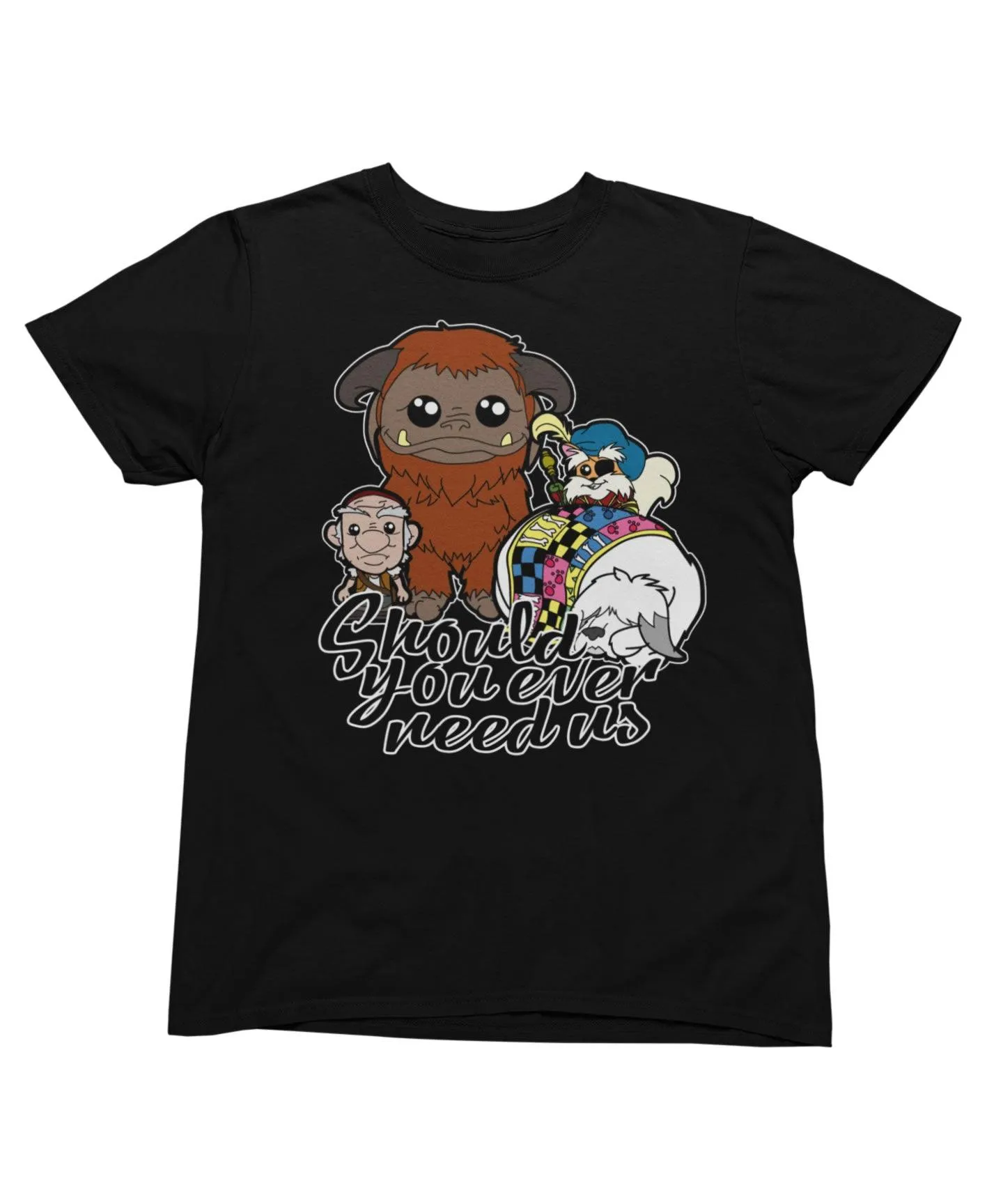 Top Notchy Should You Ever Need Us T-Shirt sold by 8Ball product image thumbnail 4