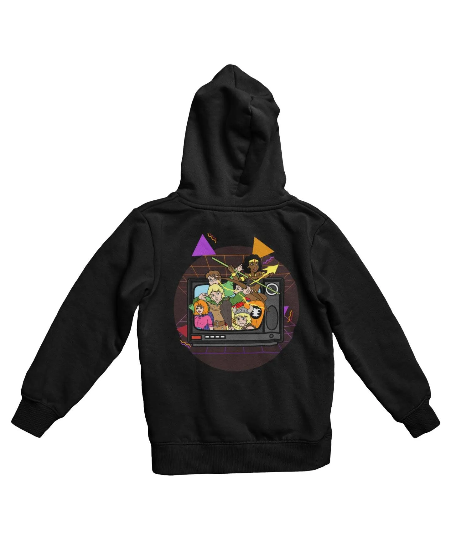 Top Notchy TV Toon Number 6 Back Printed Hoodie sold by 8Ball