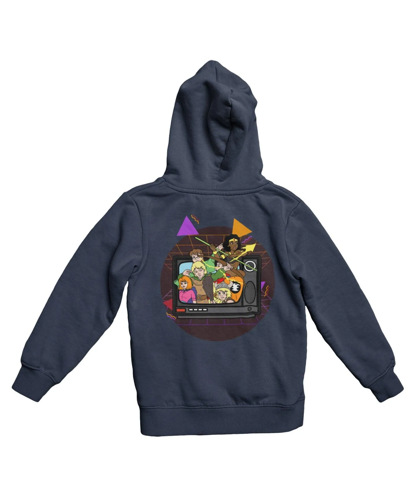 Top Notchy TV Toon Number 6 Back Printed Hoodie sold by 8Ball product image thumbnail 4