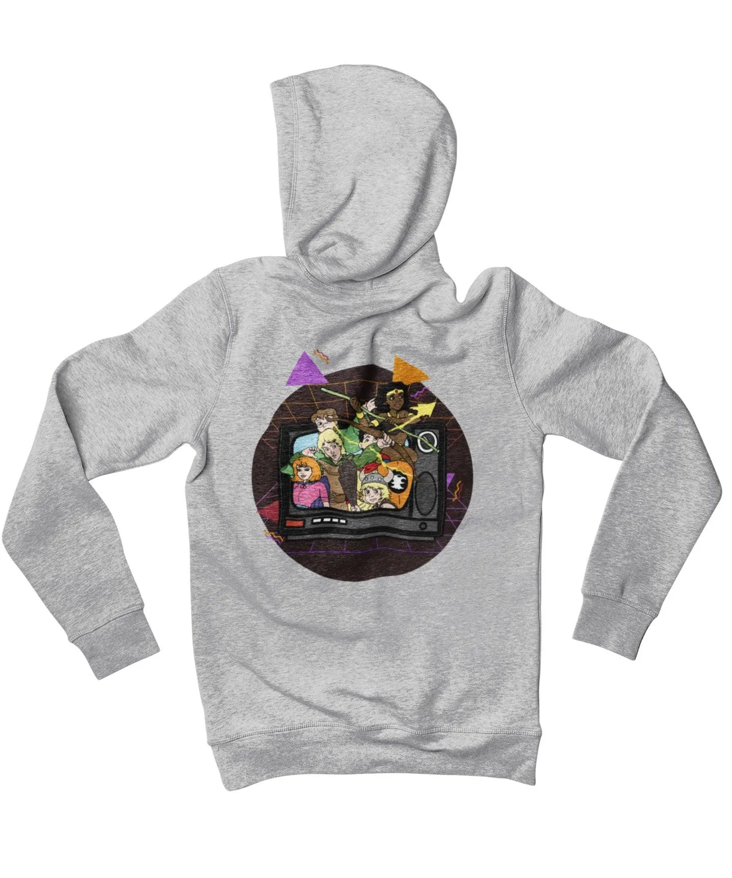 Top Notchy TV Toon Number 6 Back Printed Hoodie sold by 8Ball product image thumbnail 2