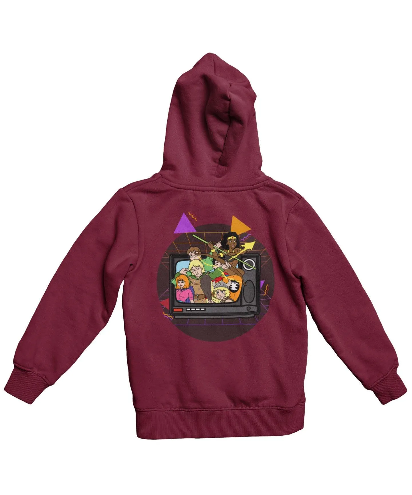 Top Notchy TV Toon Number 6 Back Printed Hoodie sold by 8Ball product image thumbnail 3