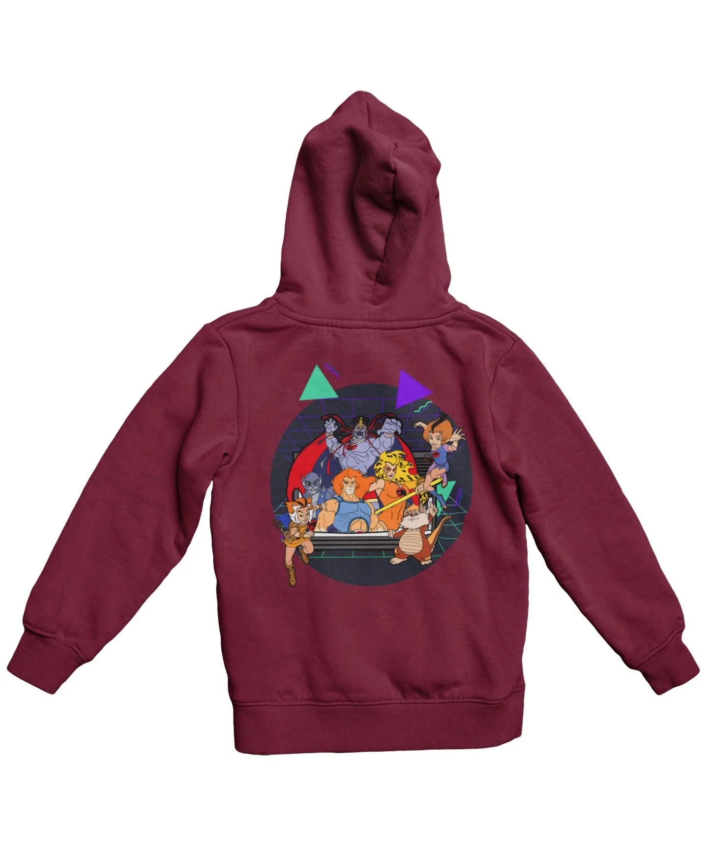 Top Notchy TV Toon Number 4 Back Printed Hoodie sold by 8Ball product image thumbnail 2