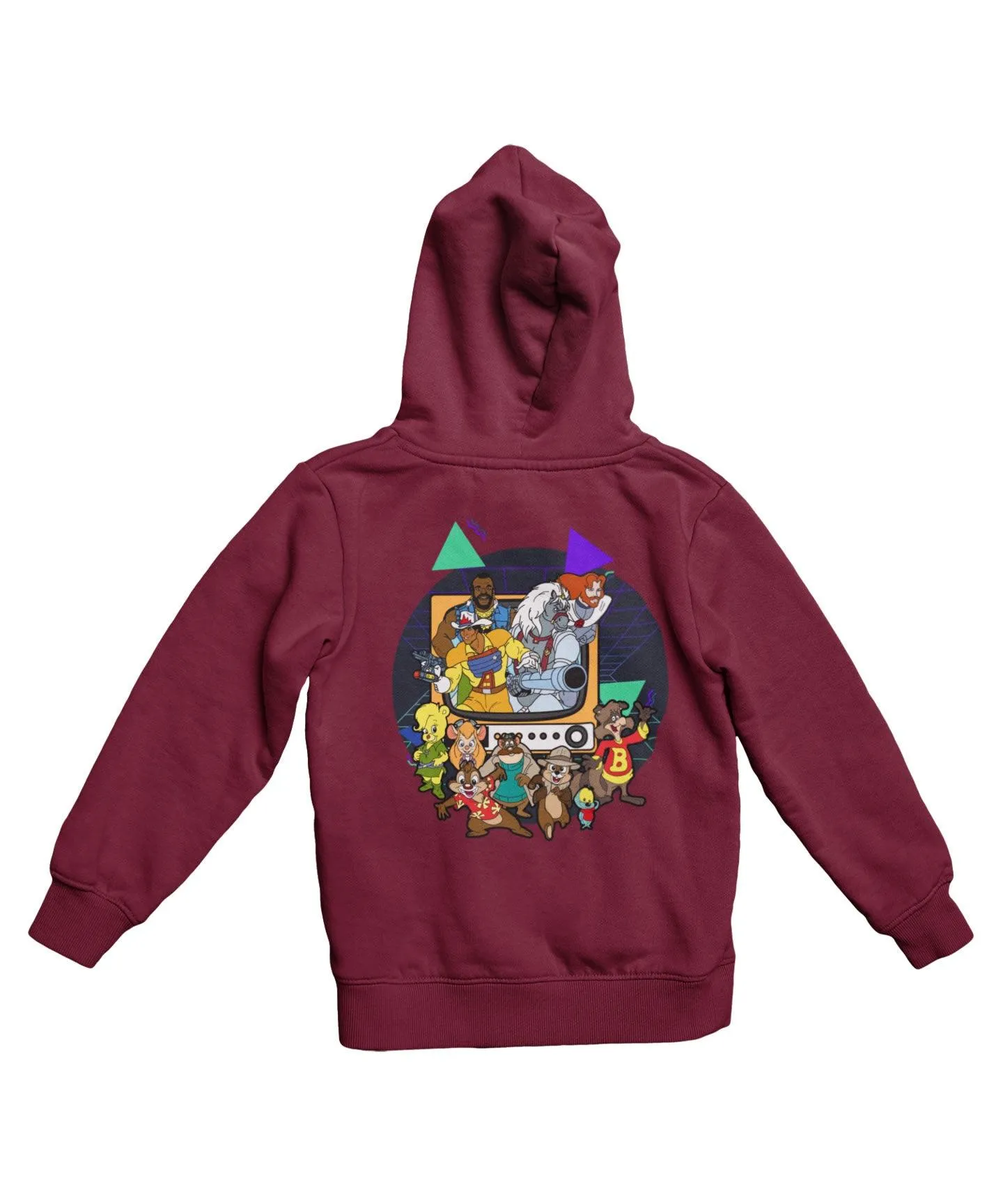 Top Notchy TV Toon Number 2 Back Printed Hoodie sold by 8Ball product image thumbnail 2