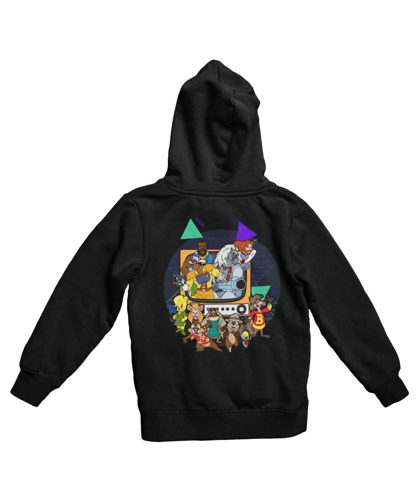 Top Notchy TV Toon Number 2 Back Printed Hoodie sold by 8Ball product image thumbnail 4