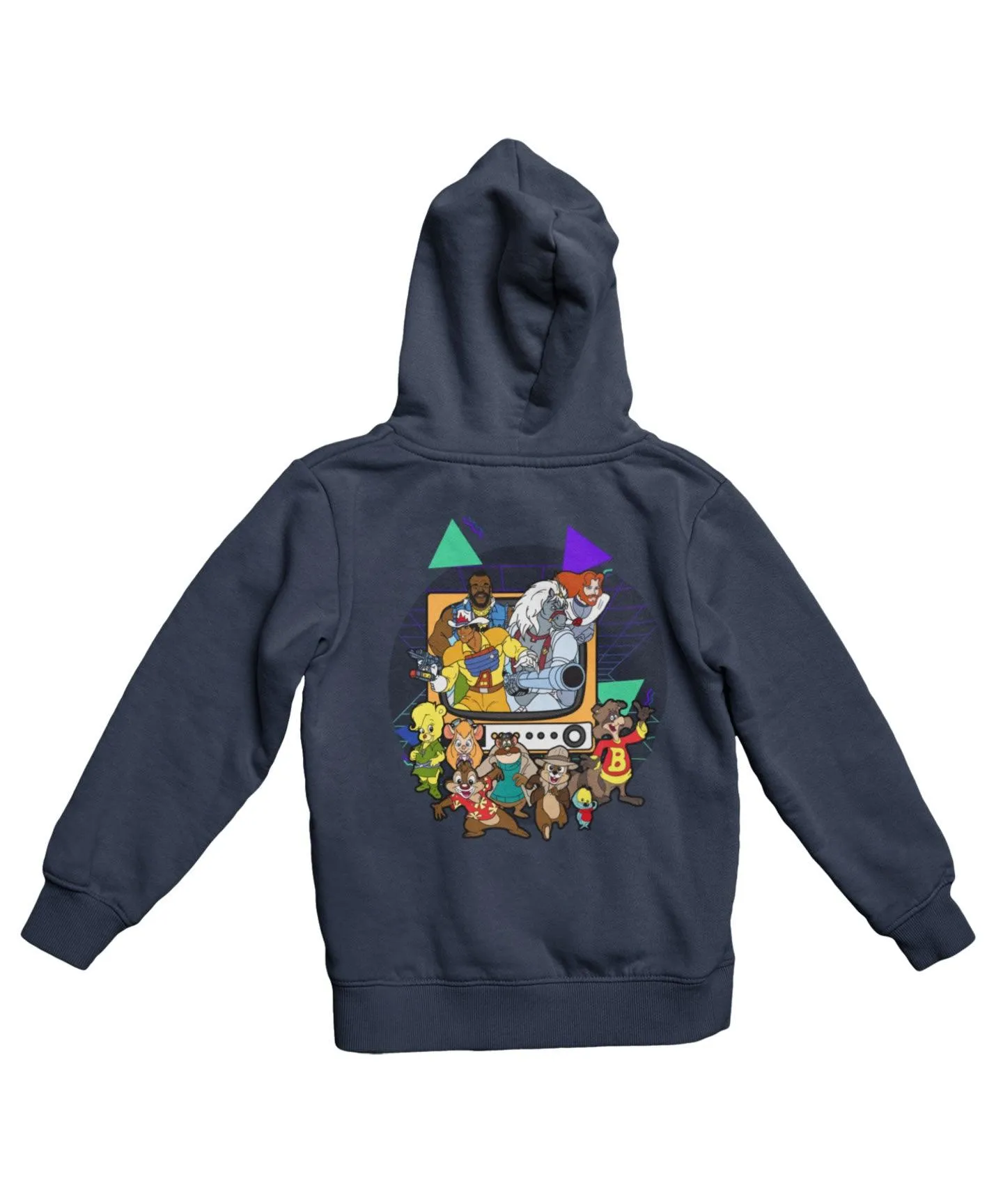 Top Notchy TV Toon Number 2 Back Printed Hoodie sold by 8Ball