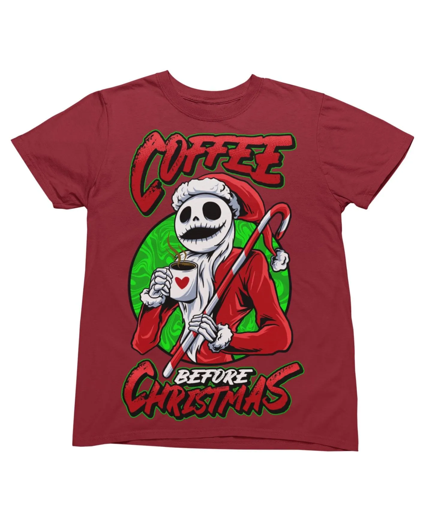 Coffee Before Christmas T-Shirt sold by 8Ball product image thumbnail 4