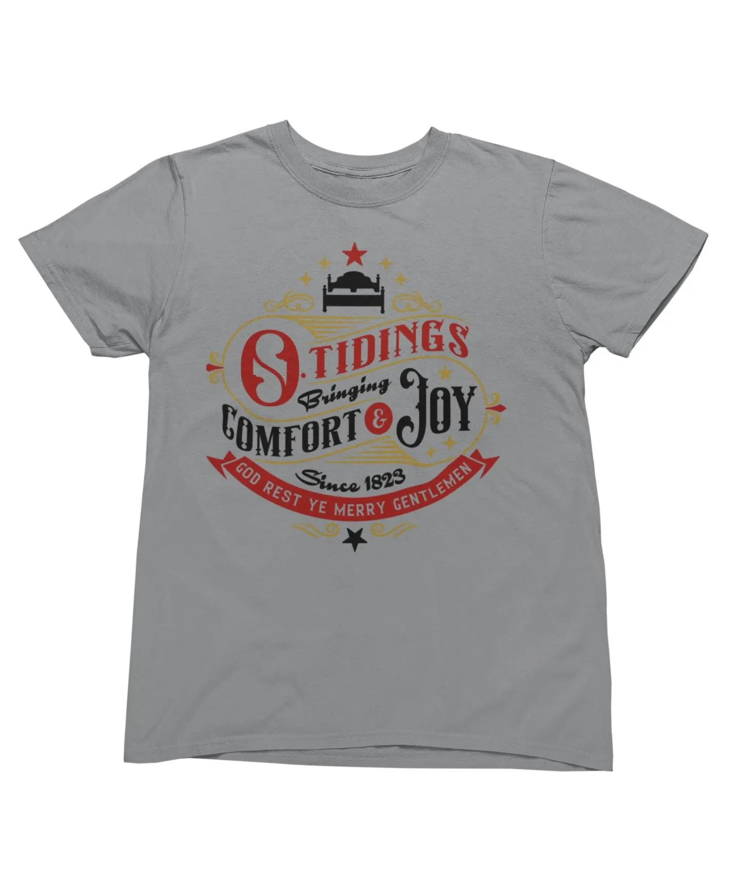 Tidings Of Comfort And Joy Christmas T-Shirt sold by 8Ball product image thumbnail 4