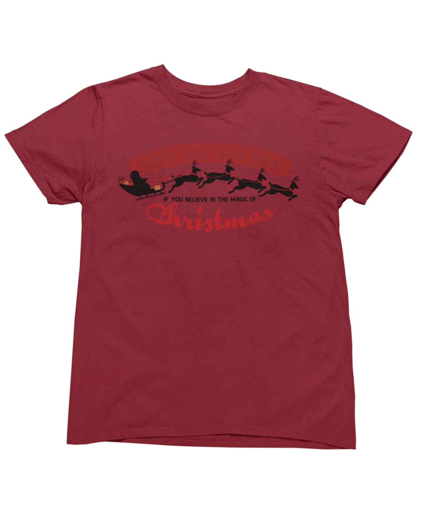 Santa Will Stop Here Christmas Unisex T-Shirt sold by 8Ball product image thumbnail 3