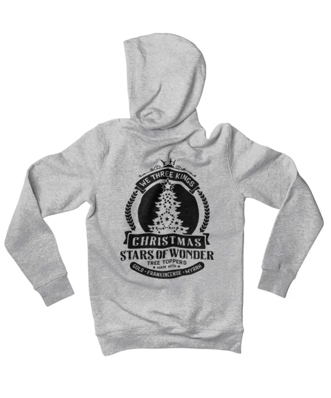 We Three Kings Mono-Colour Back Printed Christmas Hoodie sold by 8Ball