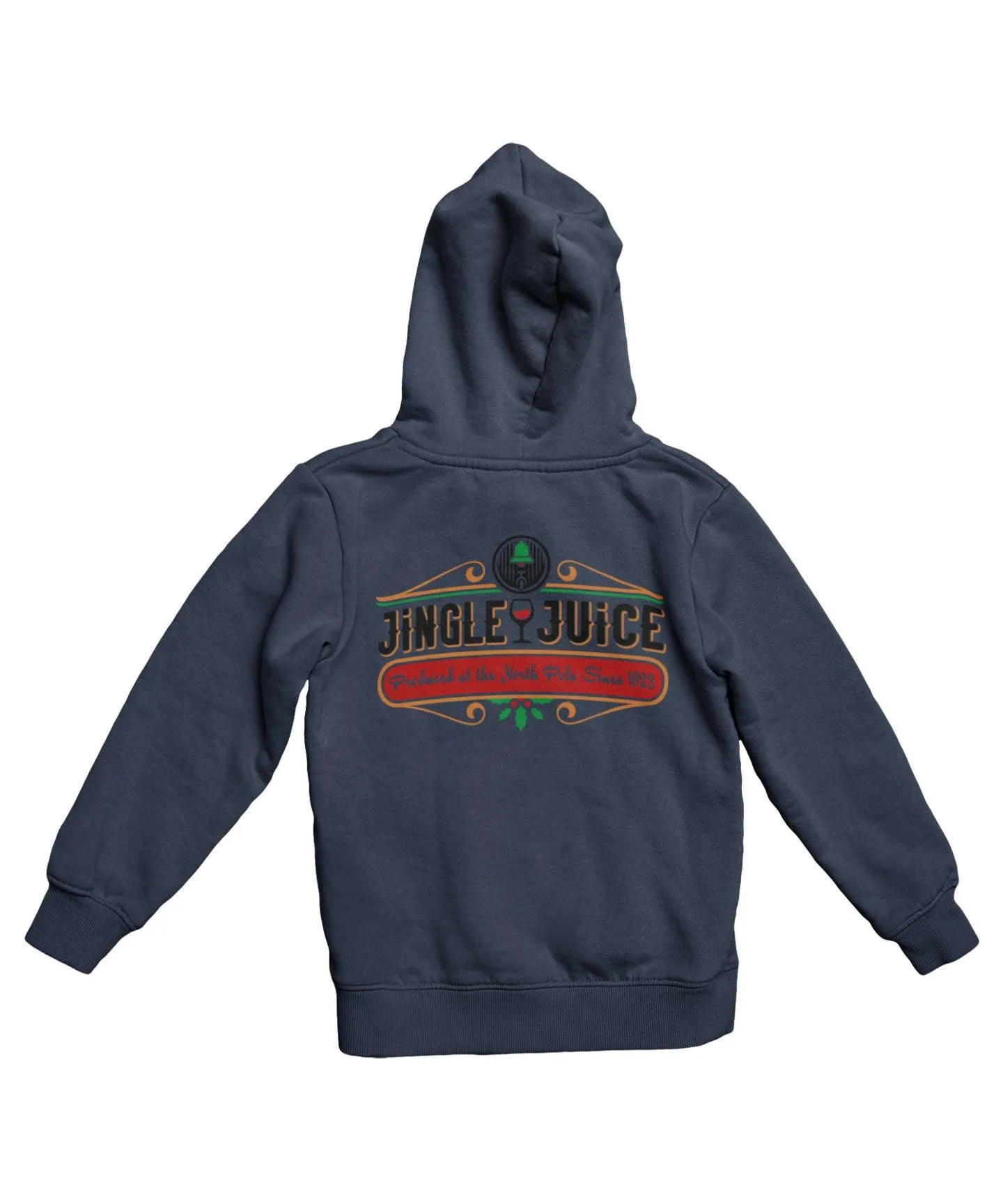 Jingle Juice Colour Back Printed Christmas Hoodie sold by 8Ball