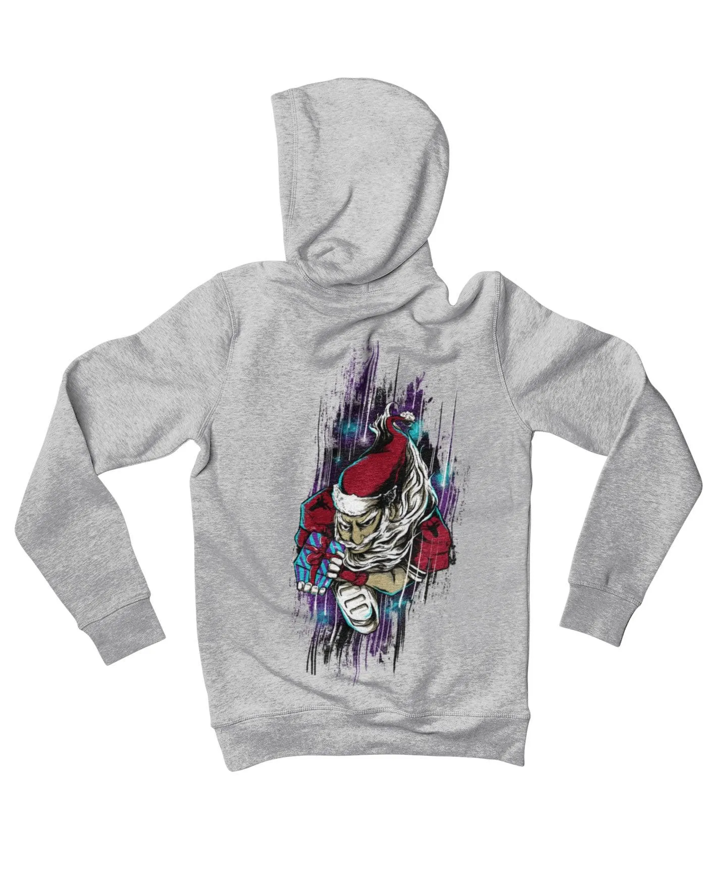 Touchdown Santa Back Printed Christmas Hoodie sold by 8Ball product image thumbnail 4