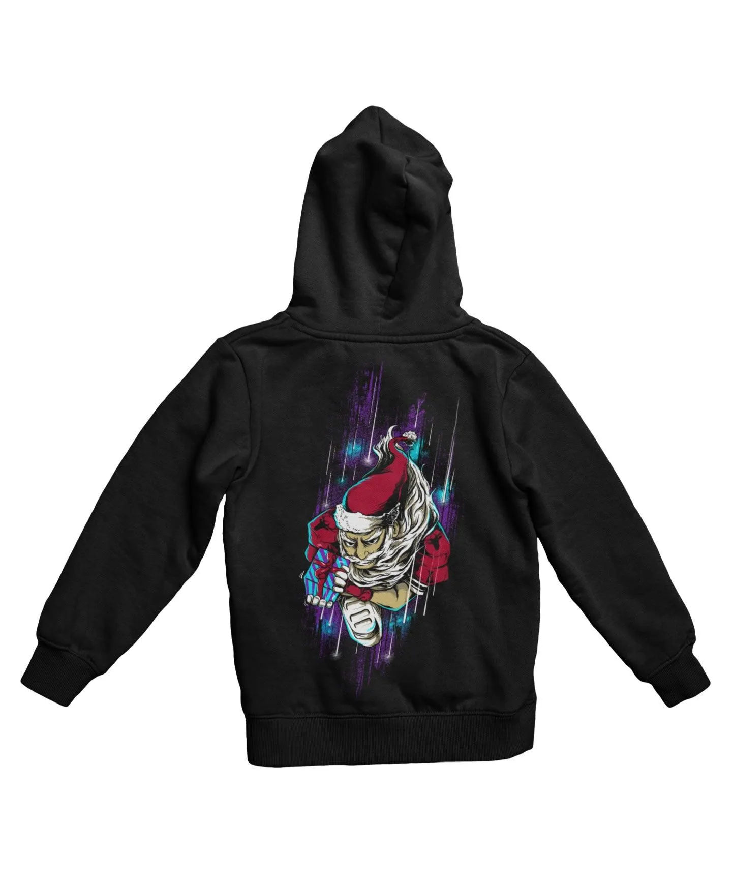 Touchdown Santa Back Printed Christmas Hoodie sold by 8Ball product image thumbnail 3