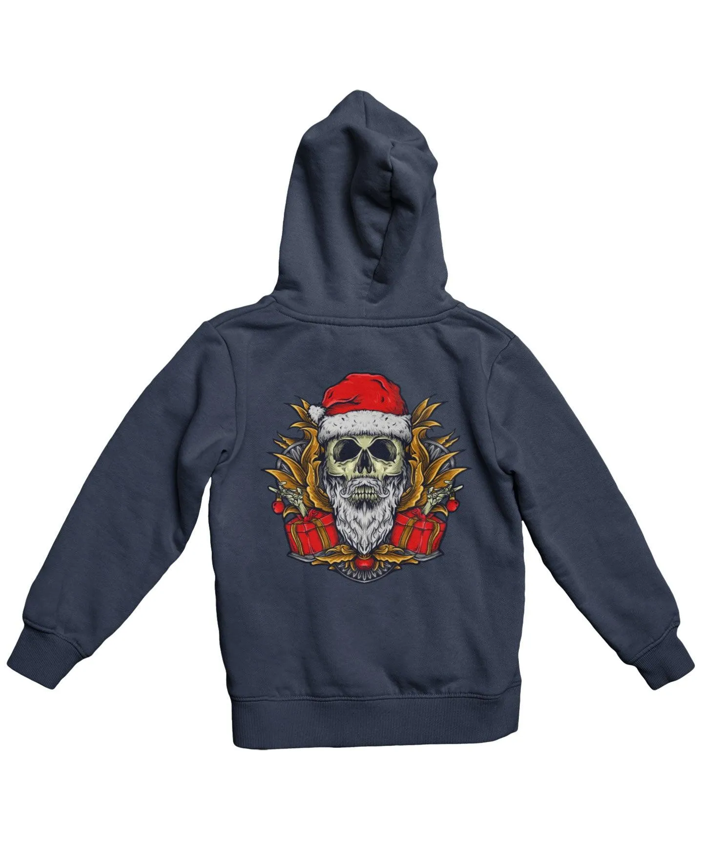 Skull Santa Back Printed Christmas Hoodie sold by 8Ball product image thumbnail 4