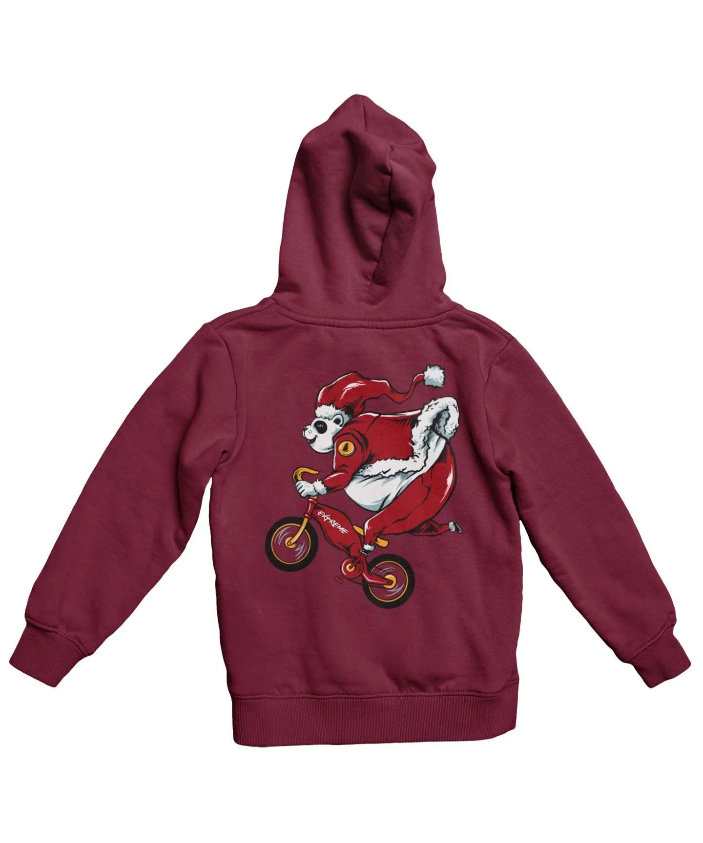 Panda Santa Back Printed Christmas Hoodie sold by 8Ball product image thumbnail 3