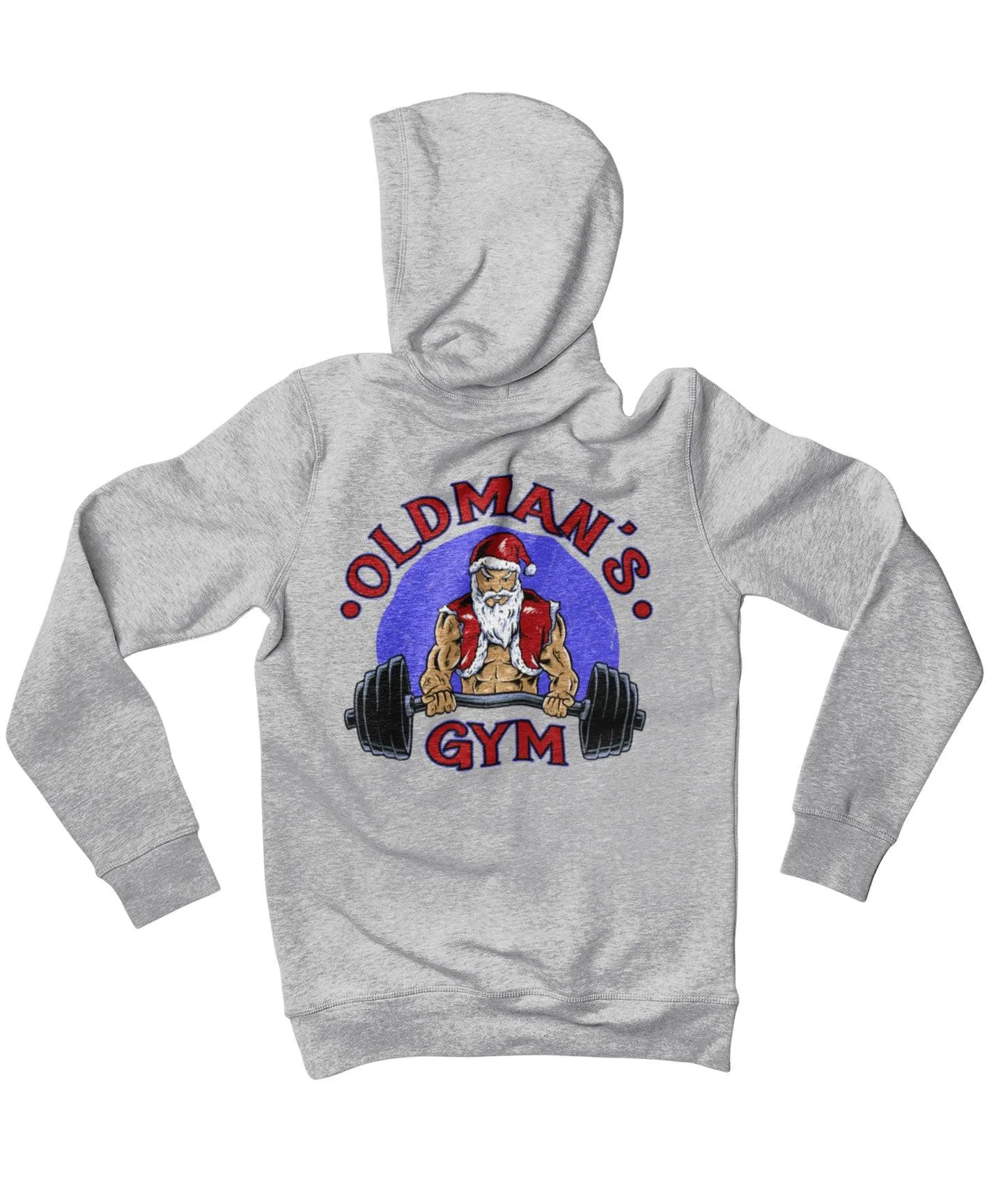 Old Mans Gym Back Printed Christmas Hoodie sold by 8Ball product image thumbnail 4