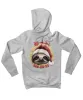 Sloth Ho Ho Ho Christmas Back Printed Hoodie sold by 8Ball