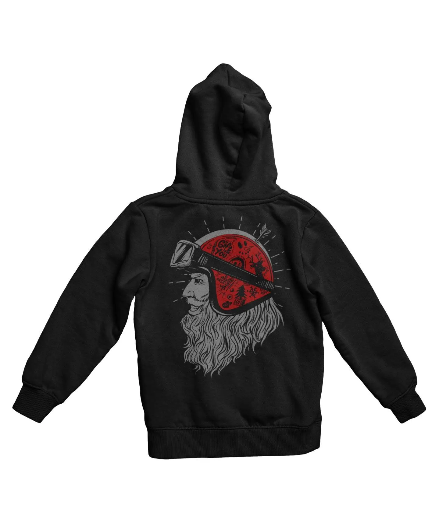 Father Christmas Time To Race Back Printed Christmas Hoodie sold by 8Ball product image thumbnail 2
