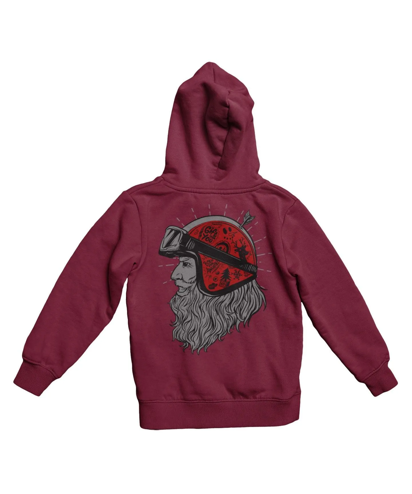 Father Christmas Time To Race Back Printed Christmas Hoodie sold by 8Ball