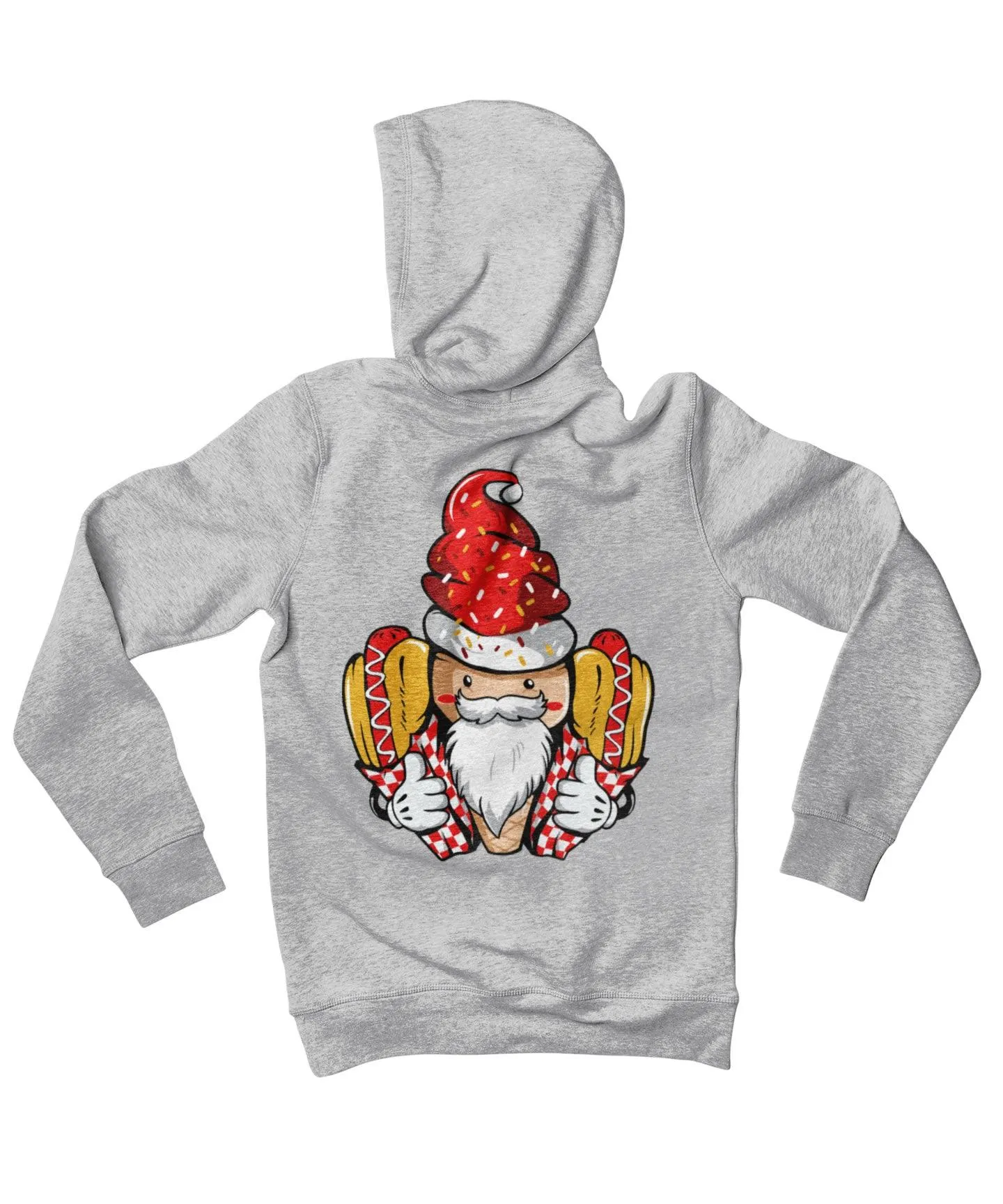 Hot Dog Santa Back Printed Christmas Hoodie sold by 8Ball product image thumbnail 4