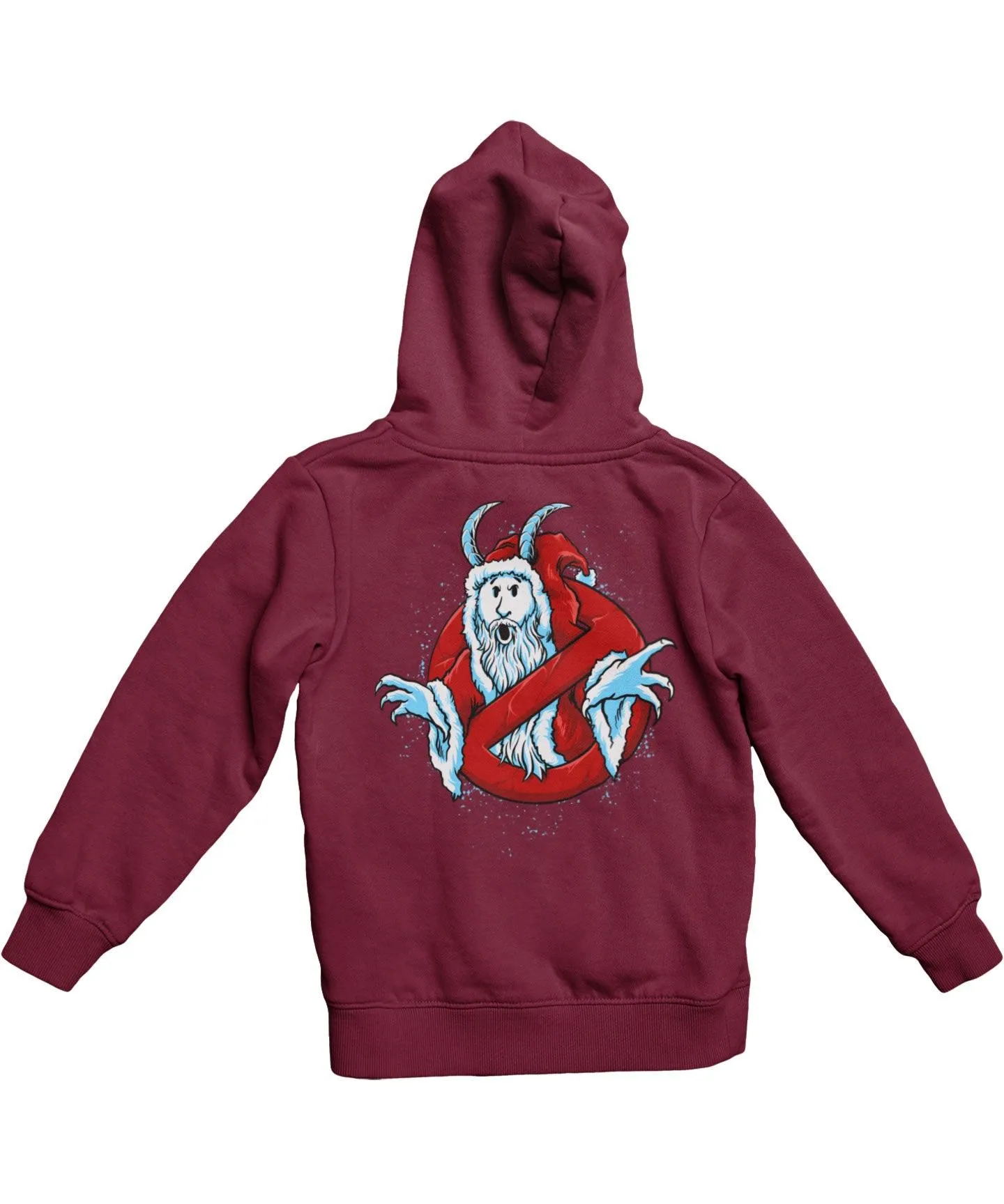 Christmas Devil Santa Back Printed Christmas Hoodie sold by 8Ball product image thumbnail 3