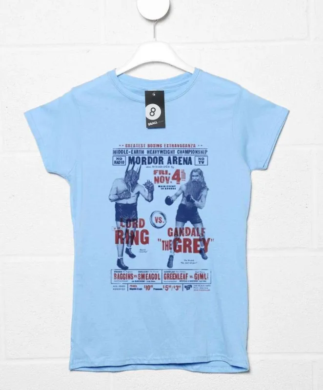 Lord of the Ring Womens Style T-Shirt sold by 8Ball