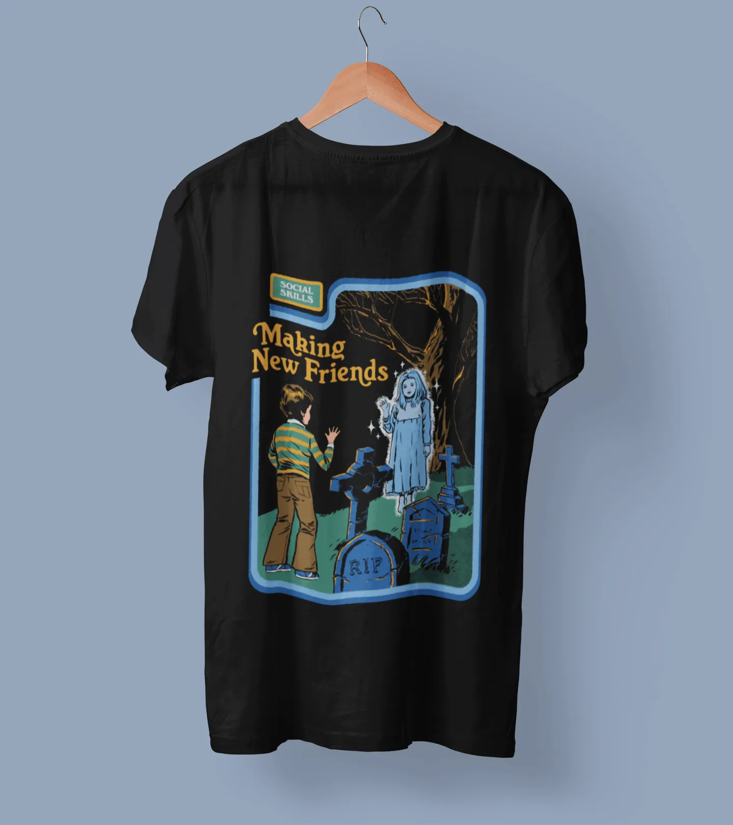 Steven Rhodes Making New Friends T-Shirt sold by 8Ball