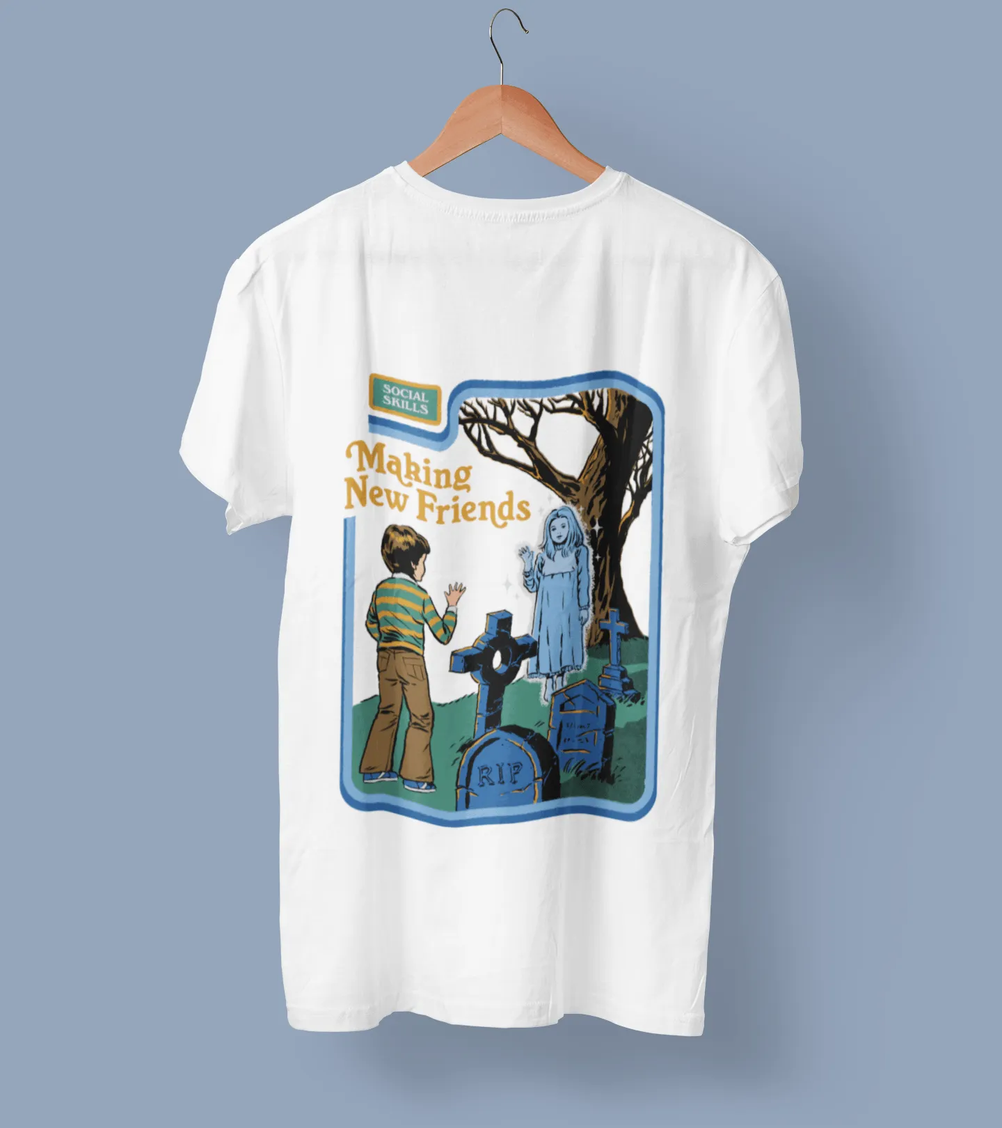 Steven Rhodes Making New Friends T-Shirt sold by 8Ball product image thumbnail 4