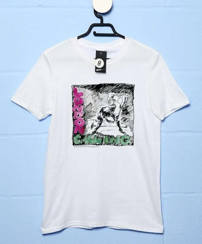 The Clash London Calling Cover Illustration T-Shirt sold by 8Ball