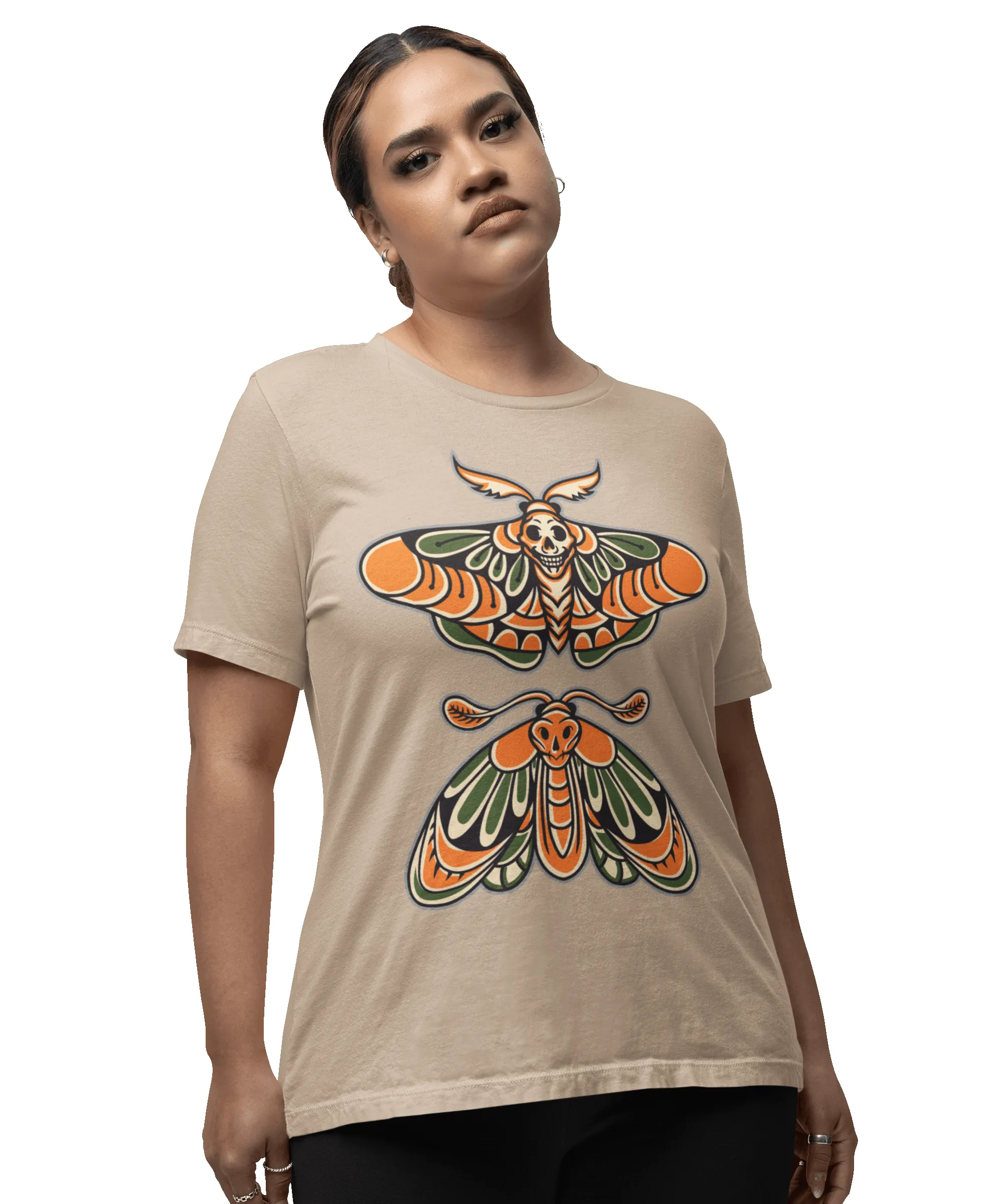 Butterfly Tattoo Design Adult T-Shirt sold by 8Ball product image thumbnail 2