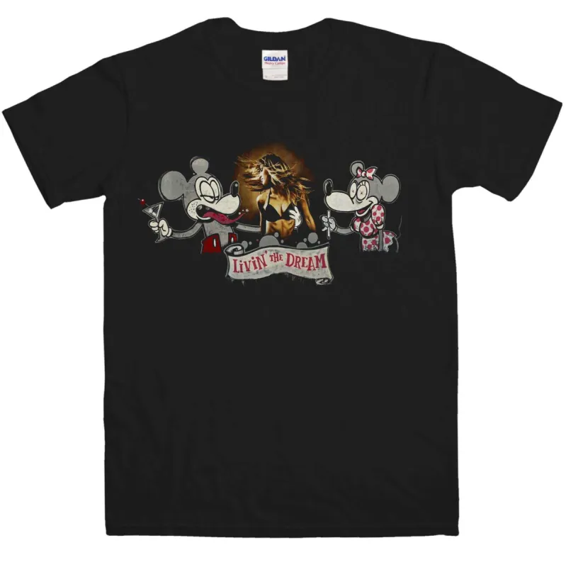Banksy Livin The Dream T-Shirt sold by 8Ball