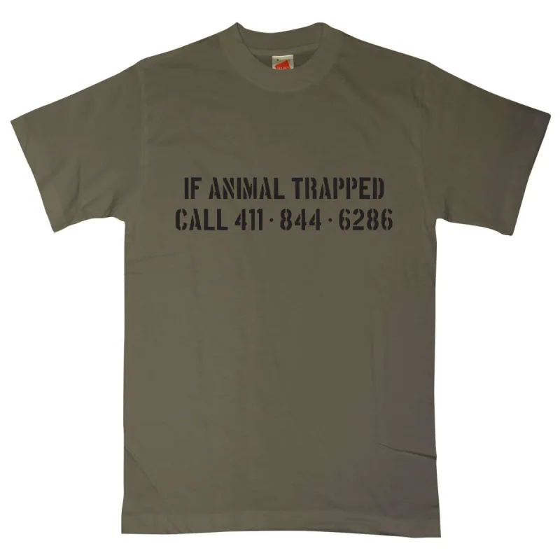 If Animal Trapped T-Shirt sold by 8Ball