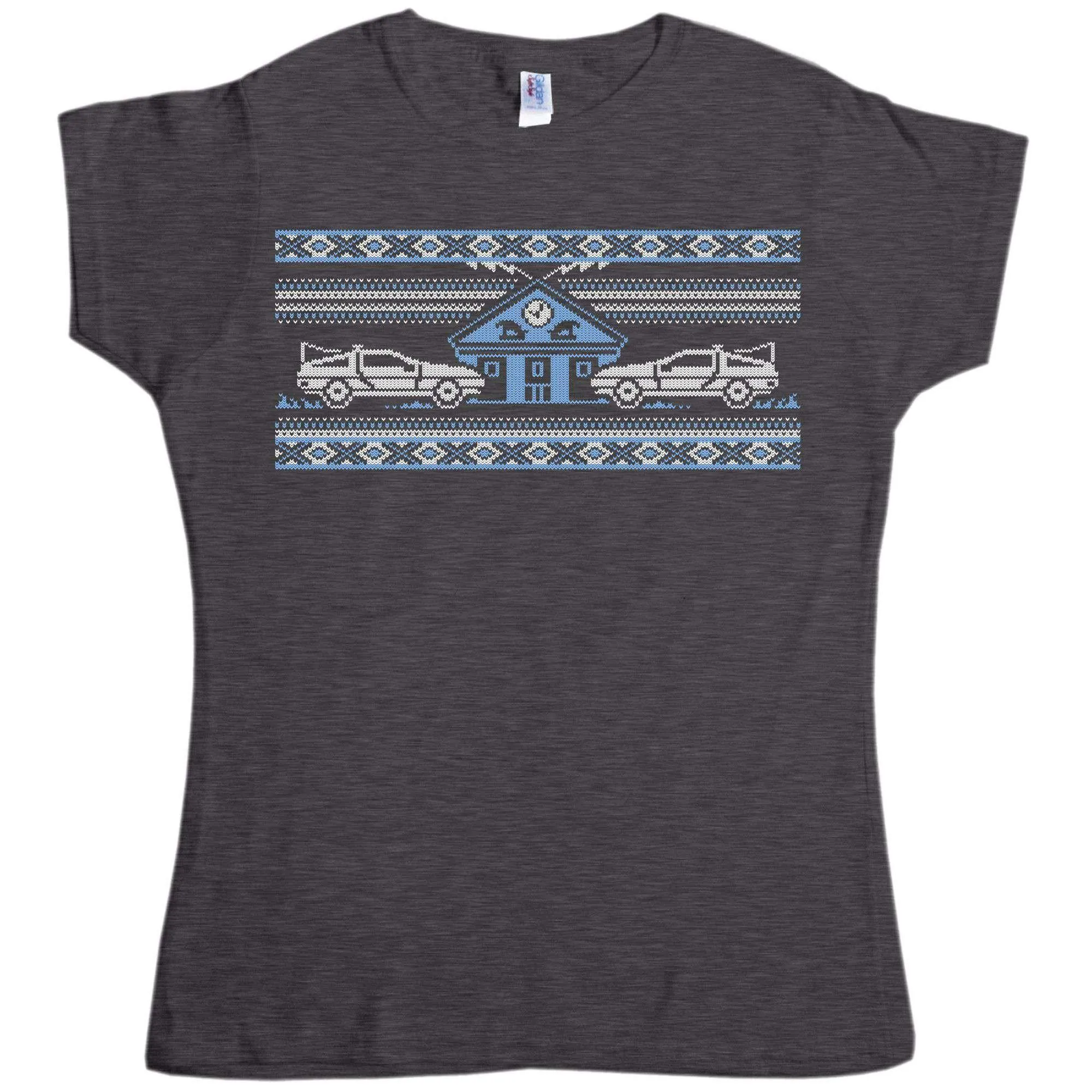 Knitted Jumper Style Bttf Womens T-Shirt sold by 8Ball product image thumbnail 4