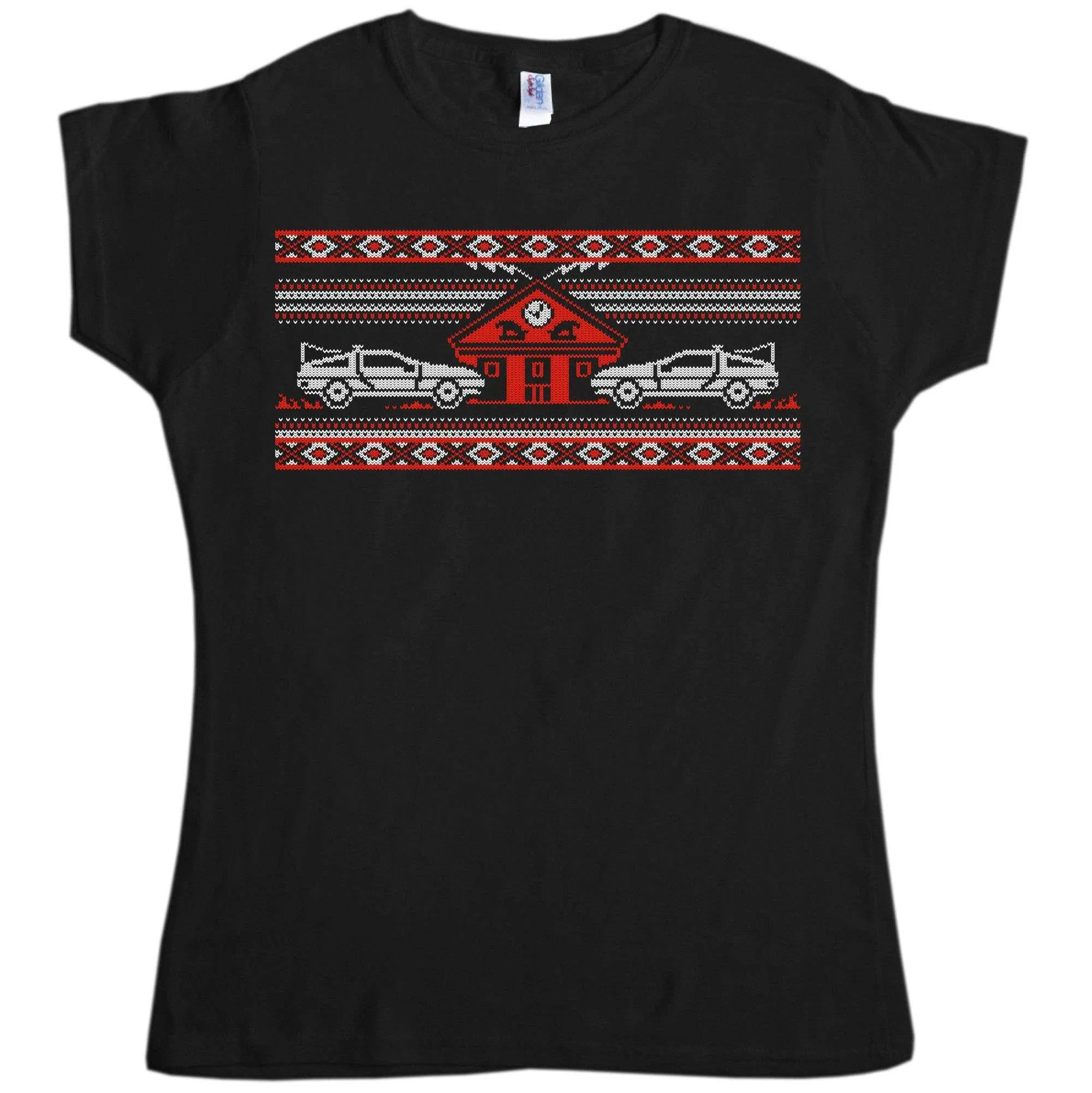 Knitted Jumper Style Bttf Womens T-Shirt sold by 8Ball product image thumbnail 2