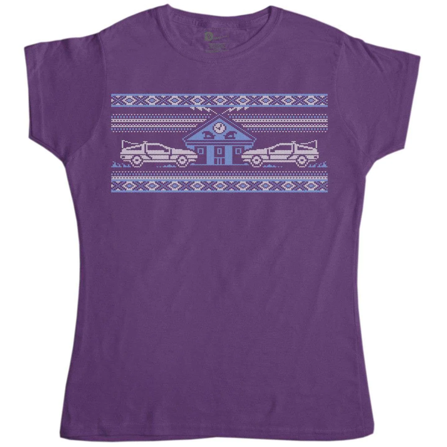 Knitted Jumper Style Bttf Womens T-Shirt sold by 8Ball