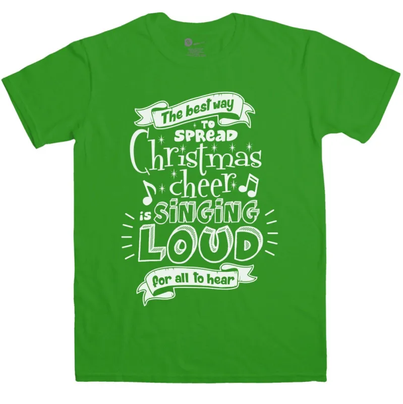Mens Christmas Spread Christmas Cheer T-Shirt sold by 8Ball