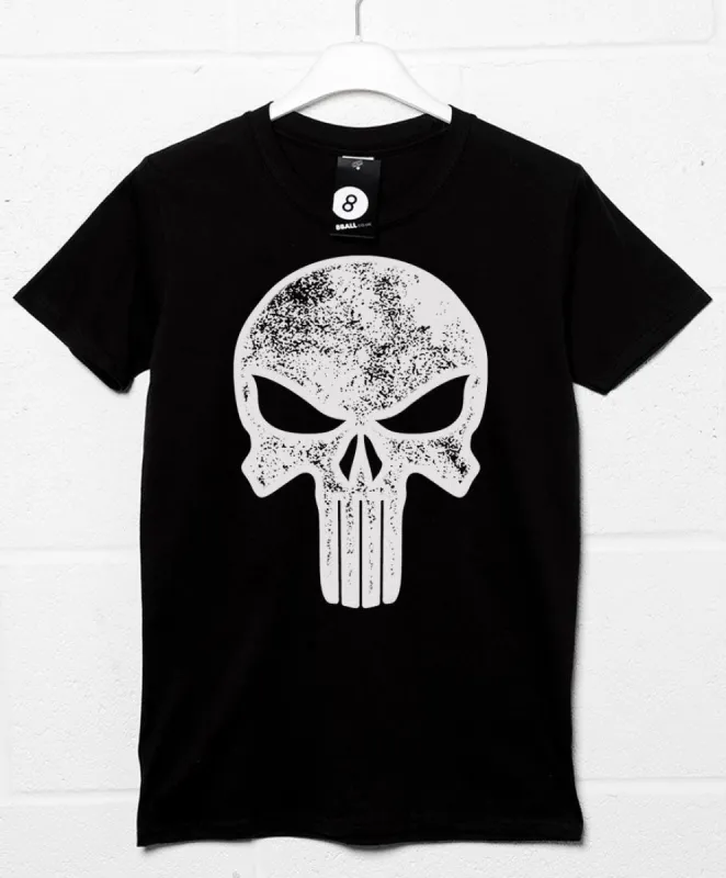 Punish Skull T-Shirt sold by 8Ball