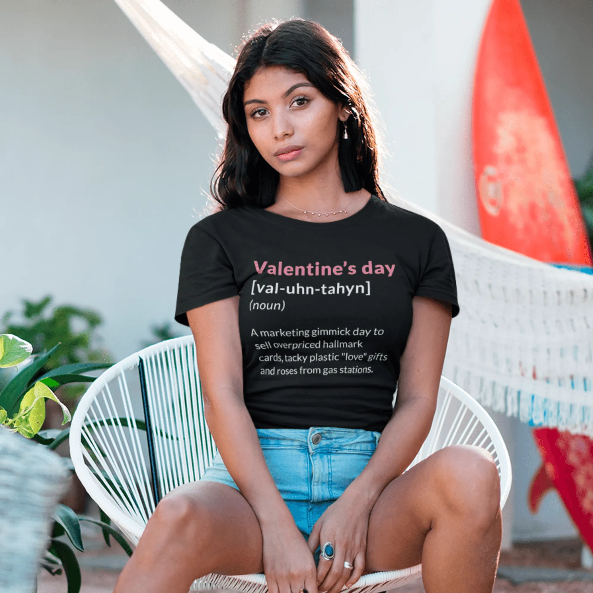 Valentine's Day Definition Marketing Gimmick Womens T-Shirt sold by 8Ball product image thumbnail 2
