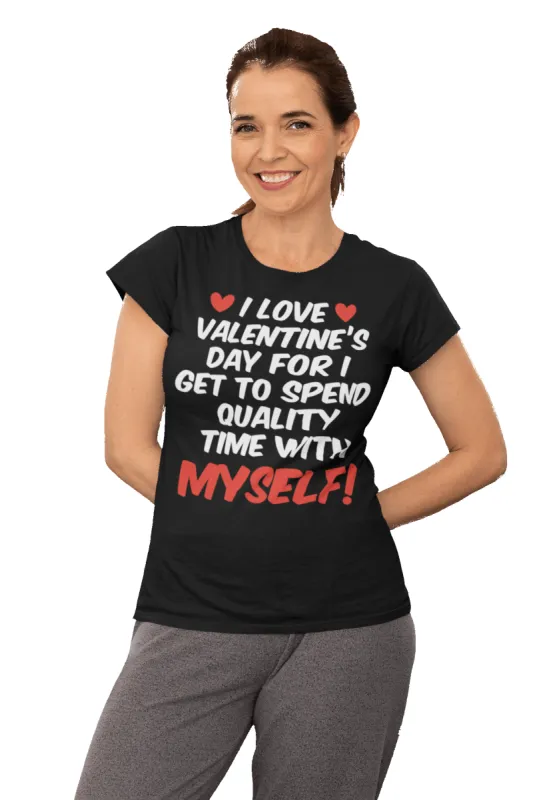 I Love Valentines Day Womens Style T-Shirt sold by 8Ball