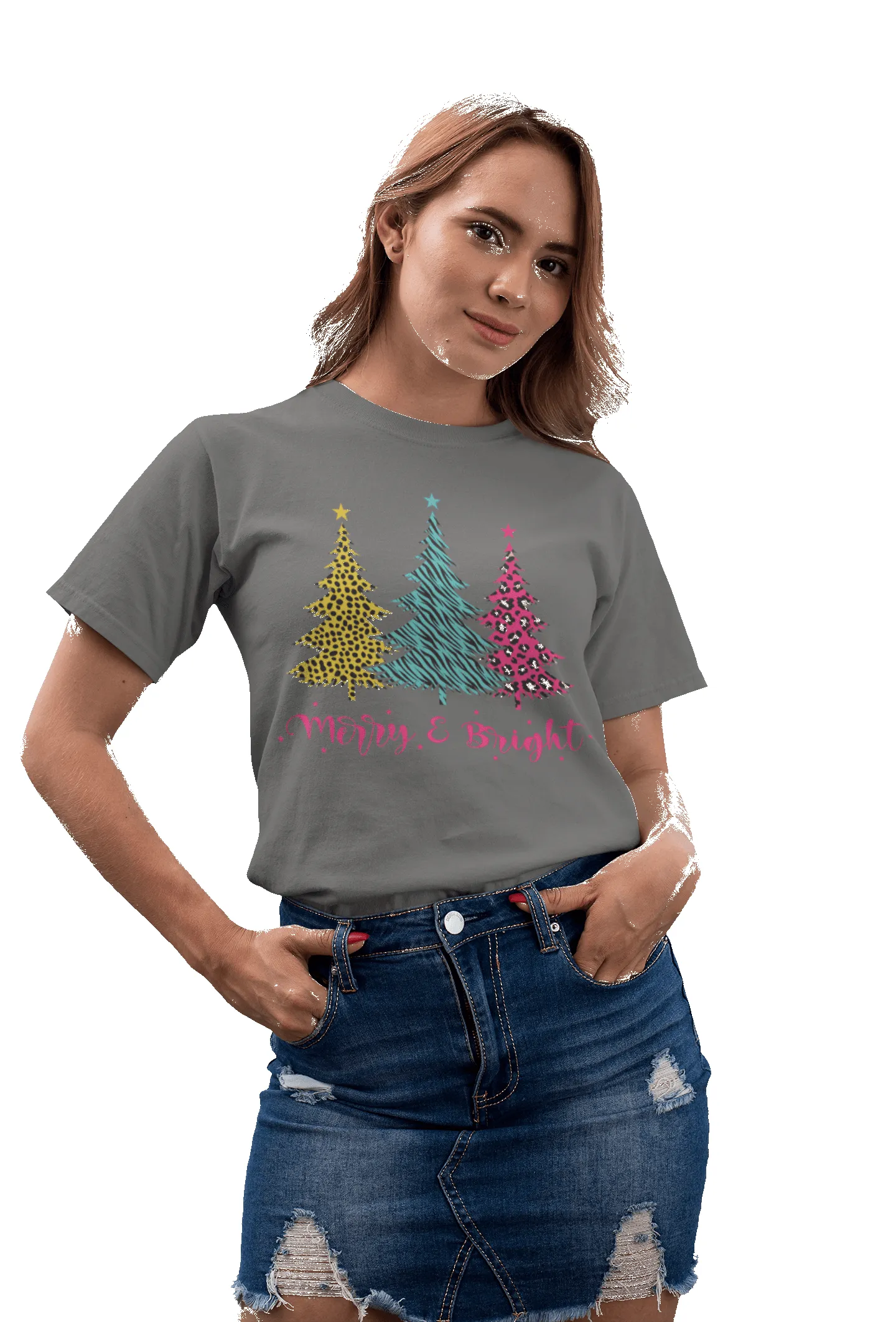 Unisex Triple Christmas Tree Adult for Men and Women T-Shirt sold by 8Ball product image thumbnail 3