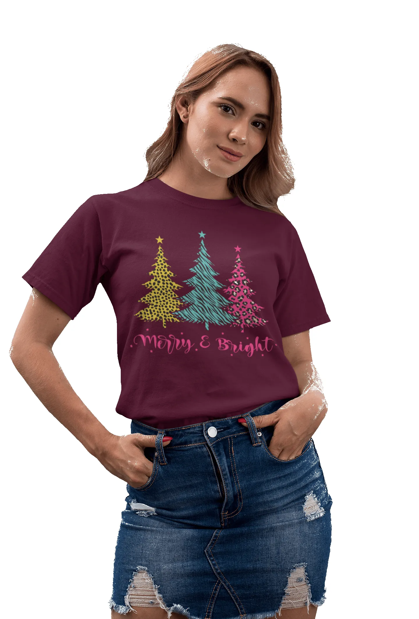 Unisex Triple Christmas Tree Adult for Men and Women T-Shirt sold by 8Ball product image thumbnail 5