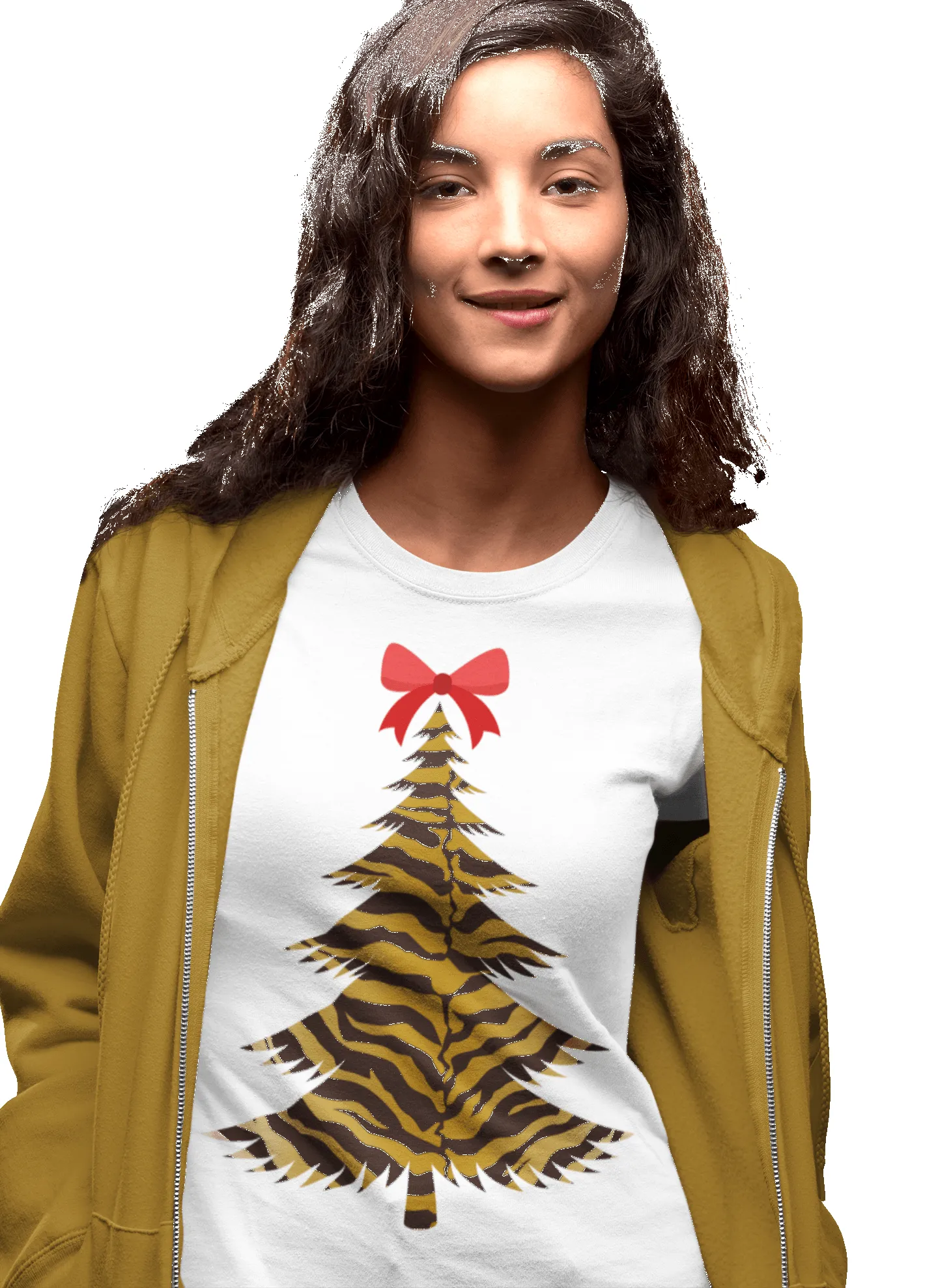 Christmas Tree Womens Style T-Shirt sold by 8Ball product image thumbnail 2