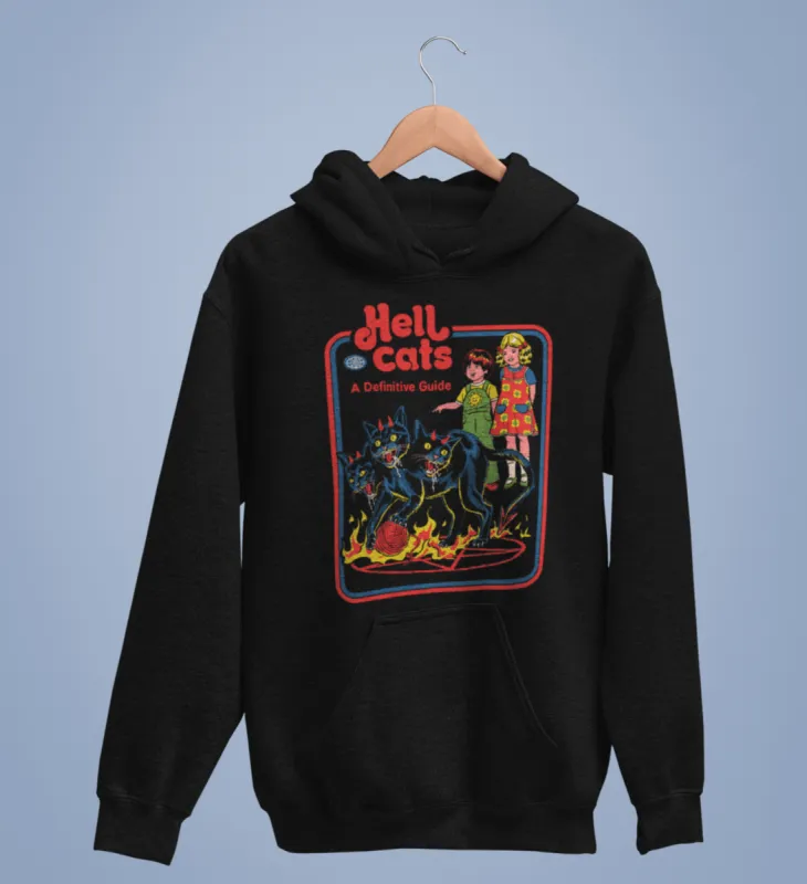 Steven Rhodes Hell Cats Printed Hoodie sold by 8Ball