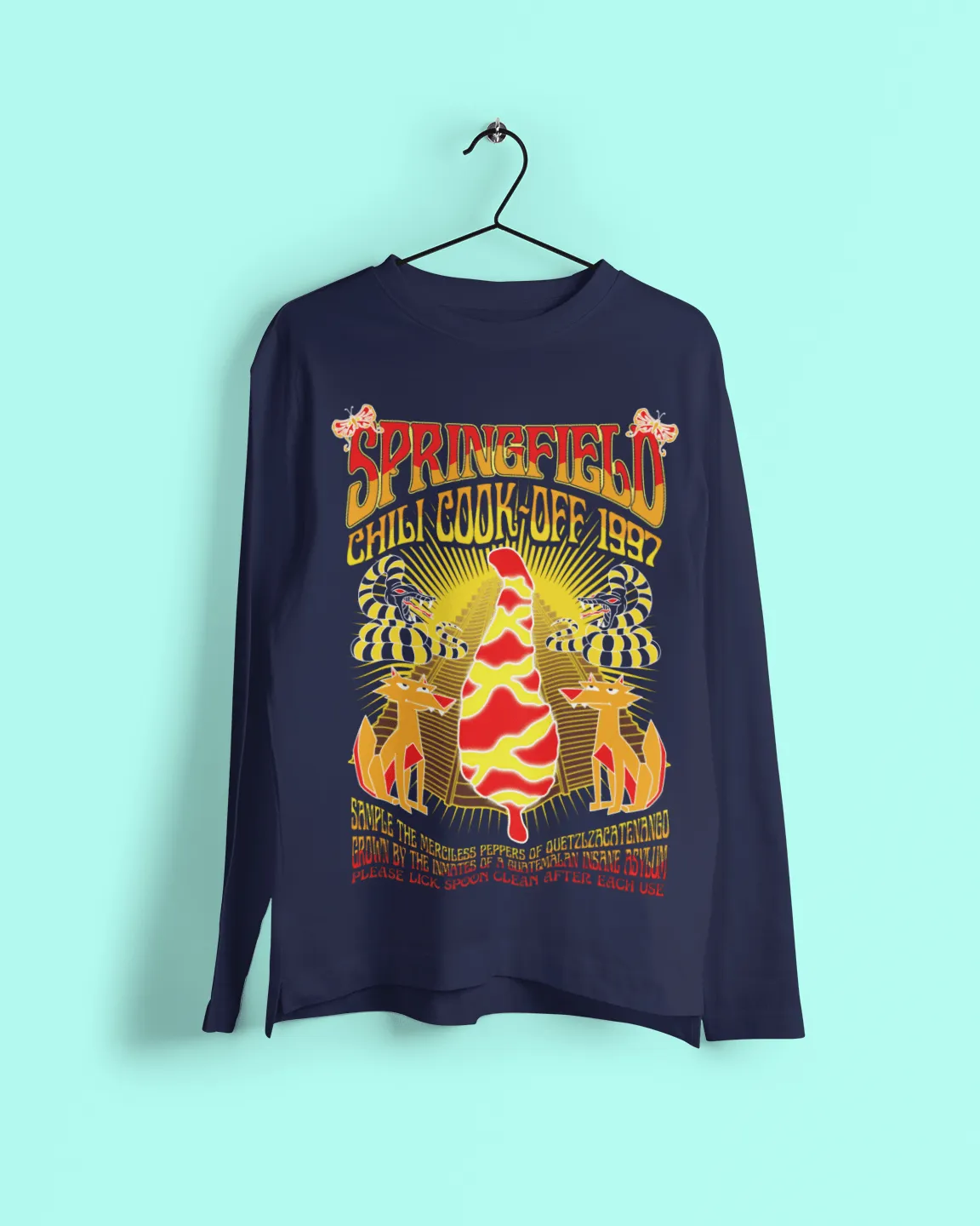 Springfield Chili Cook Off Long Sleeve T-Shirt sold by 8Ball product image thumbnail 2